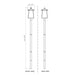 Z-Lite Rainer Outdoor Post Mounted Fixture Black 4 Light 5015PHBR-5009P120-BK | theLightShop