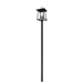 Z-Lite Rainer Outdoor Post Mounted Fixture Black 5 Light 5015PHXLR-5009P96-BK | theLightShop