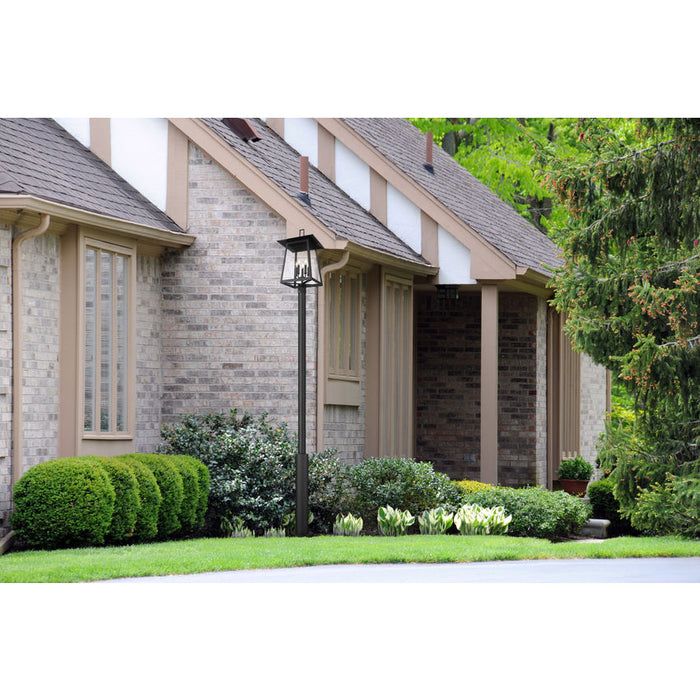 Z-Lite Rainer Outdoor Post Mounted Fixture Black 5 Light 5015PHXLR-5010P-BK | theLightShop