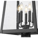 Z-Lite Rainer Outdoor Post Mounted Fixture Black 5 Light 5015PHXLR-5011P-BK | theLightShop