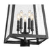Z-Lite Rainer Outdoor Post Mounted Fixture Black 5 Light 5015PHXLR-519P-BK | theLightShop