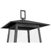 Z-Lite Rainer Outdoor Post Mounted Fixture Black 5 Light 5015PHXLR-564P-BK | theLightShop