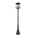 Z-Lite Rainer Outdoor Post Mounted Fixture Black 5 Light 5015PHXLR-564P-BK | theLightShop