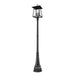 Z-Lite Rainer Outdoor Post Mounted Fixture Black 5 Light 5015PHXLR-564P-BK | theLightShop