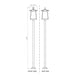 Z-Lite Rainer Outdoor Post Mounted Fixture Black 5 Light 5015PHXLS-536P-BK | theLightShop