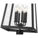 Z-Lite Rainer Outdoor Post Mounted Fixture Black 6 Light 5015PHXXLR-564P-BK | theLightShop
