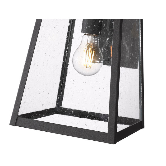 Z-Lite Rainer Outdoor Wall Sconce Black 1 Light 5015S-BK | theLightShop