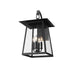 Z-Lite Rainer Outdoor Wall Sconce Black 4 Light 5015B-BK | theLightShop