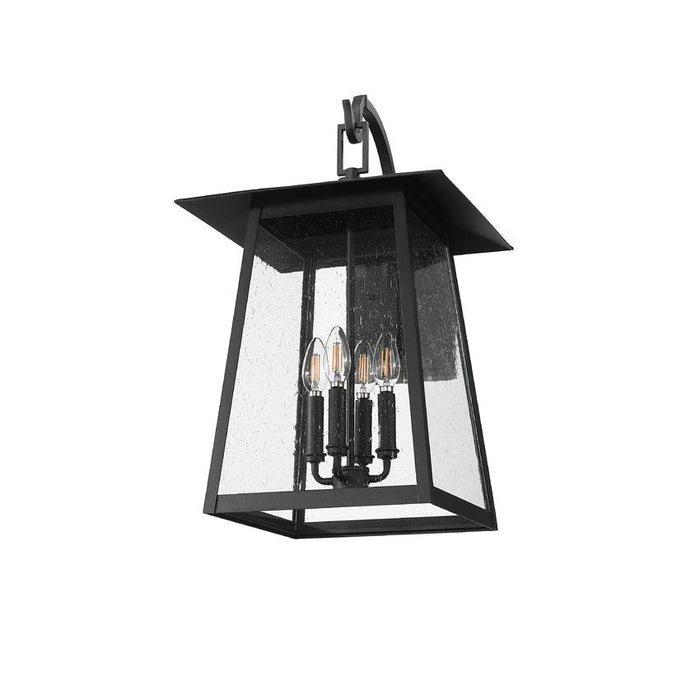 Z-Lite Rainer Outdoor Wall Sconce Black 4 Light 5015B-BK | theLightShop