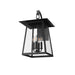 Z-Lite Rainer Outdoor Wall Sconce Black 4 Light 5015B-BK | theLightShop