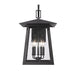 Z-Lite Rainer Outdoor Wall Sconce Black 5 Light 5015XL-BK | theLightShop