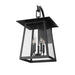 Z-Lite Rainer Outdoor Wall Sconce Black 5 Light 5015XL-BK | theLightShop