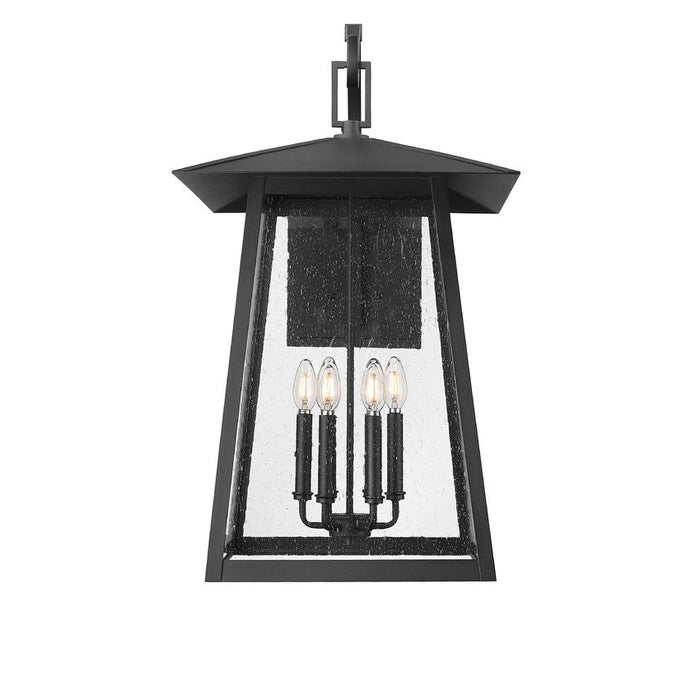 Z-Lite Rainer Outdoor Wall Sconce Black 6 Light 5015XXL-BK | theLightShop