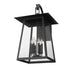 Z-Lite Rainer Outdoor Wall Sconce Black 6 Light 5015XXL-BK | theLightShop