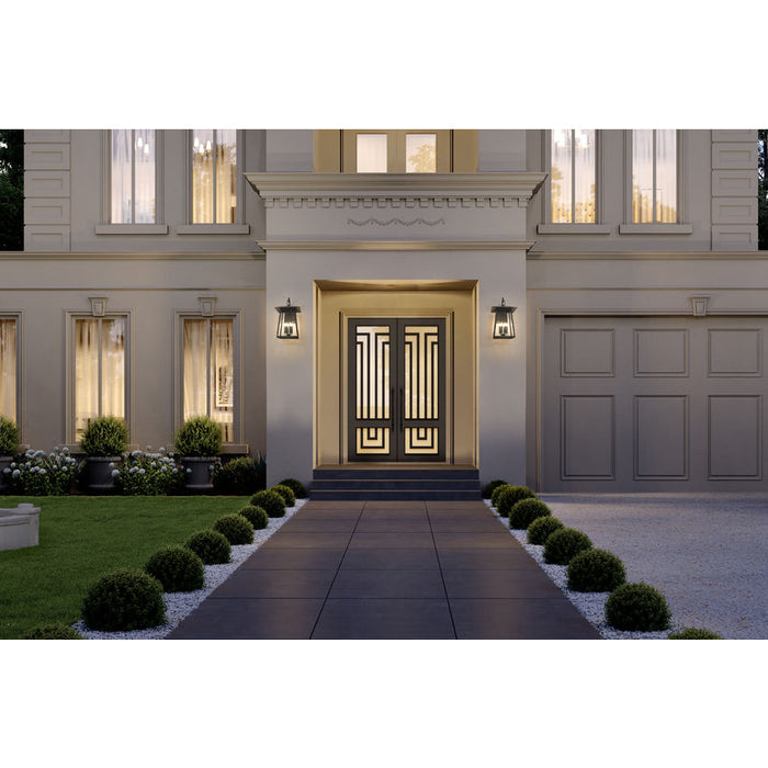 Z-Lite Rainer Outdoor Wall Sconce Black 6 Light 5015XXL-BK | theLightShop