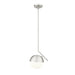 Z-Lite Realm Sphere 1 Light 11’’ Pendant - Brushed Nickel