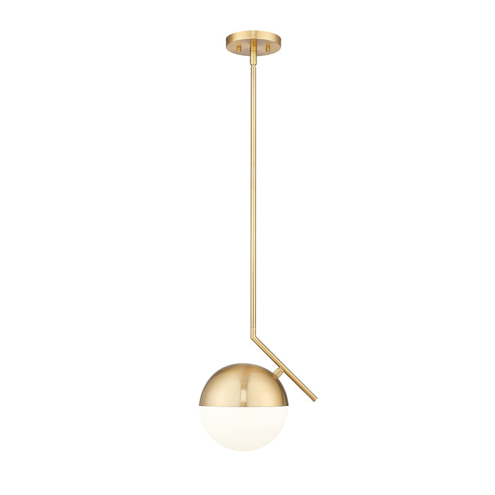 Z-Lite Realm Sphere 1 Light 11’’ Pendant - Modern Gold