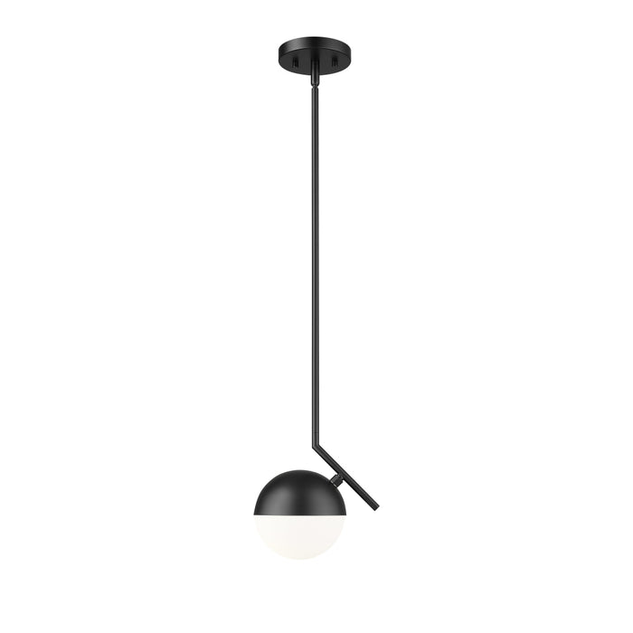 Z-Lite Realm Sphere 1 Light 8’’ Pendant - Matte Black