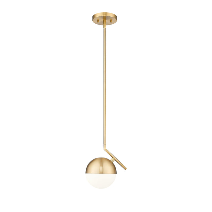 Z-Lite Realm Sphere 1 Light 8’’ Pendant - Modern Gold