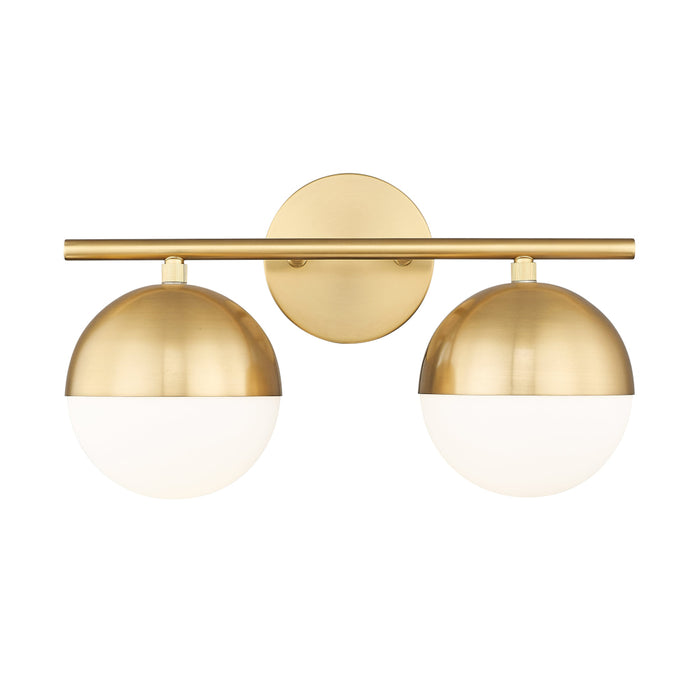 Z-Lite Realm Sphere 2 Light Vanity Light - Modern Gold