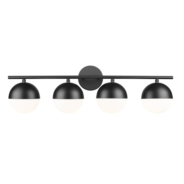 Z-Lite Realm Sphere 4 Light Vanity Light - Matte Black
