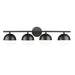 Z-Lite Realm Sphere 4 Light Vanity Light - Matte Black