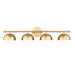 Z-Lite Realm Sphere 4 Light Vanity Light - Modern Gold