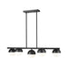 Z-Lite Realm Sphere 5 Light Linear Chandelier - Matte Black