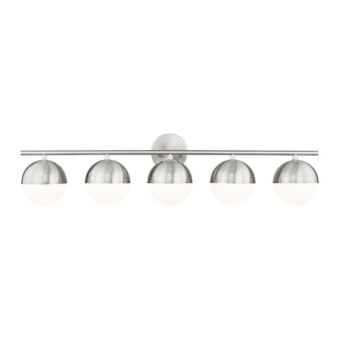 Z-Lite Realm Sphere 5 Light Vanity Light - Brushed Nickel