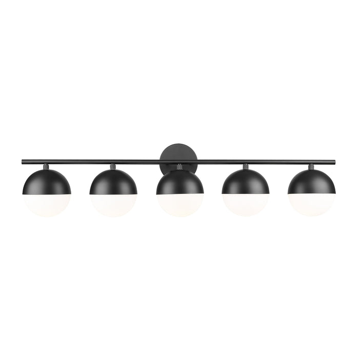 Z-Lite Realm Sphere 5 Light Vanity Light - Matte Black