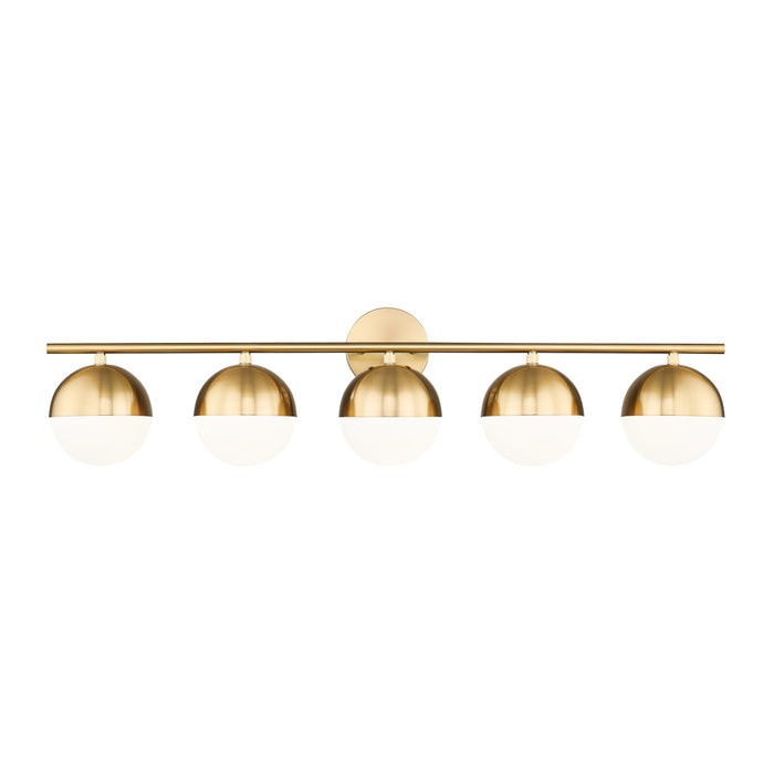 Z-Lite Realm Sphere 5 Light Vanity Light - Modern Gold