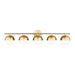 Z-Lite Realm Sphere 5 Light Vanity Light - Modern Gold