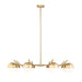 Z-Lite Realm Sphere 8 Light Chandelier - Modern Gold