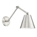 Z-Lite Regent Swing-Arm Wall Lamp Brushed Nickel 1 Light 347S-BN | theLightShop