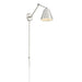 Z-Lite Regent Swing-Arm Wall Lamp Brushed Nickel 1 Light 347S-BN | theLightShop