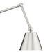 Z-Lite Regent Swing-Arm Wall Lamp Brushed Nickel 1 Light 347S-BN | theLightShop