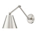 Z-Lite Regent Swing-Arm Wall Lamp Brushed Nickel 1 Light 347S-BN | theLightShop