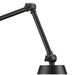 Z-Lite Regent Swing-Arm Wall Lamp Matte Black 1 Light 347S-MB | theLightShop