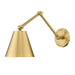 Z-Lite Regent Swing-Arm Wall Lamp Modern Gold 1 Light 347S-MGLD | theLightShop