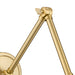 Z-Lite Regent Swing-Arm Wall Lamp Modern Gold 1 Light 347S-MGLD | theLightShop
