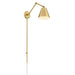 Z-Lite Regent Swing-Arm Wall Lamp Modern Gold 1 Light 347S-MGLD | theLightShop