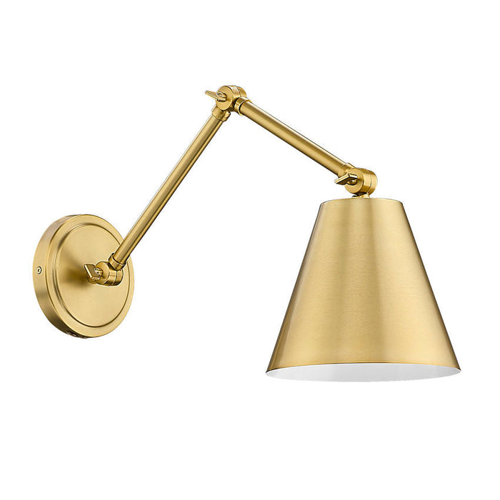 Z-Lite Regent Swing-Arm Wall Lamp Modern Gold 1 Light 347S-MGLD | theLightShop