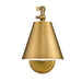 Z-Lite Regent Swing-Arm Wall Lamp Rubbed Brass 1 Light 347S-RB | theLightShop