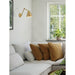 Z-Lite Regent Swing-Arm Wall Lamp Rubbed Brass 1 Light 347S-RB | theLightShop