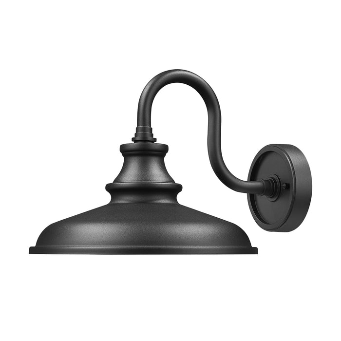 Z-Lite RLM 1 Light Outdoor Barn Light (Bell Shade) - Sand Black