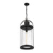 Z-Lite Roundhouse Black Outdoor Chain Mount Ceiling Fixture 569CHXL-BK - Outdoor Pendants