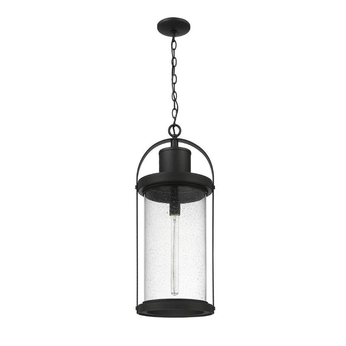Z-Lite Roundhouse Black Outdoor Chain Mount Ceiling Fixture 569CHXL-BK - Outdoor Pendants