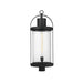 Z-Lite Roundhouse Black Outdoor Post Mount Fixture 569PHXL-BK | theLightShop