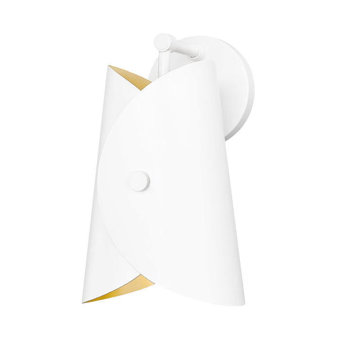 Z-Lite Salone 1 Light Wall Sconce - Matte White