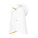 Z-Lite Salone 1 Light Wall Sconce - Matte White